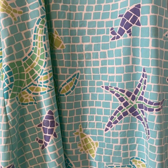 Lilly Pulitzer Ocean Life Mosaic Stretch Halter Dress - Size M - Picture 2 of 9